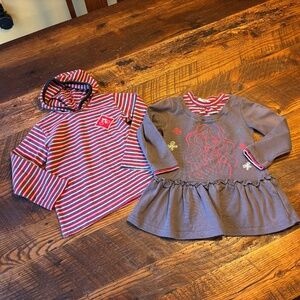 2 Girls size 3 Unique Tops - LIKE NEW!!